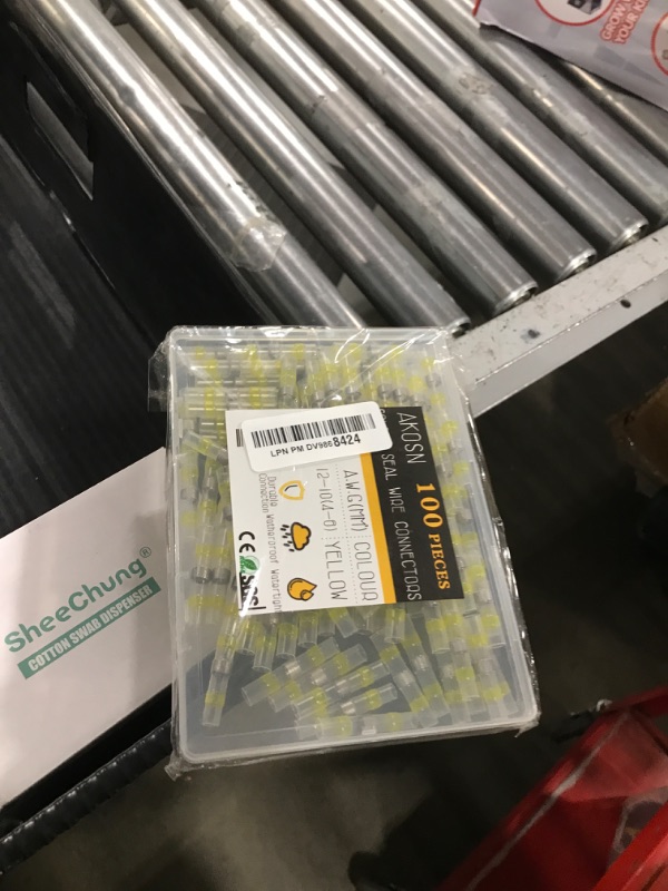 Photo 1 of 100 PCS Yellow Heat Shrink Butt Connectors,12-10 AWG, Self Soldering Butt Connector, Waterproof Solder Seal Wire Connectors, Butt Splice Wire Terminals for Automotive Marine Boat