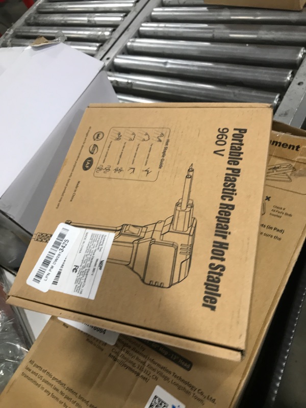 Photo 1 of WEP 960-V Plastic Welder Kit 110V with LED Lights with 200 Hot Staples and Pliers for Car Bumper Plastic Welding, Plastic Gas Tank Repair, a Great Automotive Tools for Mechanics