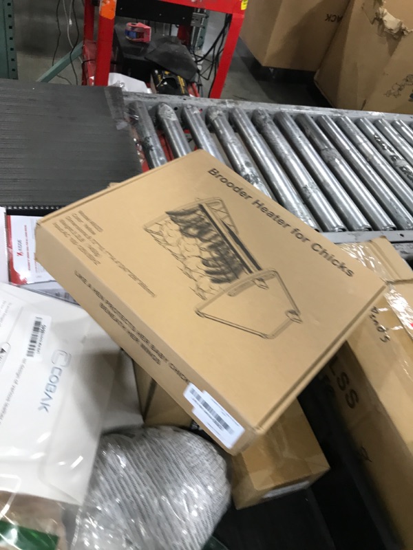 Photo 1 of Sindarhor Heating Brooder Plate for Chicks Ducklings, Adjustable Brooder House for Keeping Poultry Warm(Orange)