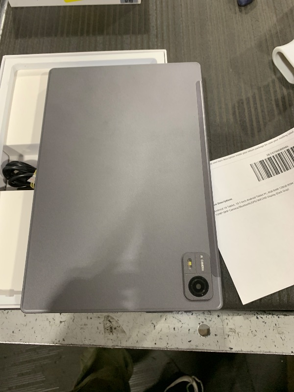 Photo 1 of Android 14 Tablet, 10.1 Inch Android Tablet PC, 8GB RAM 128GB ROM 1TB Expand, 8000mAh Battery, Octa-Core 10.1 Inch with 13MP+8MP Camera/Bluetooth/GPS/WiFi/HD Display (Dark Gray)