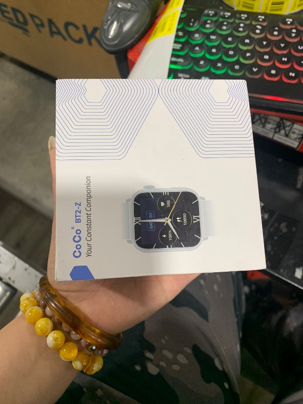Photo 1 of COCO BT2-Z Bluetooth Smartwatch for Seniors Men and Women, Personal Emergency PERS, Health Monitor, Heart Rate, Blood Oxygen Measuring, Fall Detection, Medication Reminder