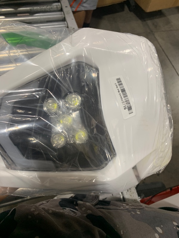 Photo 1 of JFG RACING Dirt Bike Headlight,Universal LED Dirtbike Headlamp,Pit Bike Head Light Assembly Kit Head Lamp for Most Dirt Pit Bike Motorcycle Enduro Supermoto DRZ400 XC XCF CRF SSR YZF- White