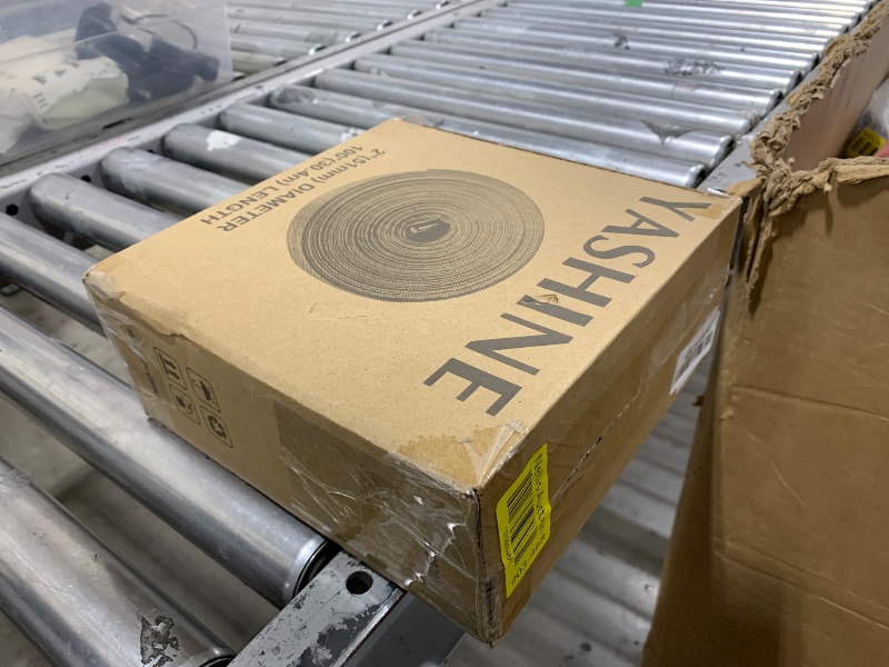 Photo 1 of YASHINE PVC Drain HOSE 2"*100ft, Pool Backwash Hose, Heavy Duty Reinforced Blue PVC Lay Flat Water, For Swimming Drain Pools and Clean Filters, with 2 Clamp