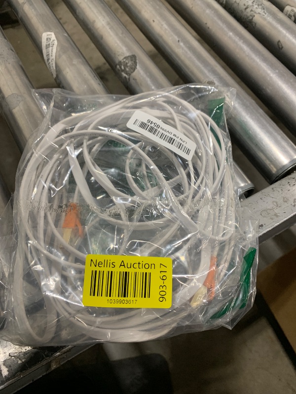 Photo 1 of Smolink Ethernet Cable 200 FT, Cat 8 Ethernet Cable 2000Mhz 40Gbps, Internet Cable Professional Flat LAN Cable SFTP Patch Cord with Gold Plated RJ45 Connector for Router Modem, White
