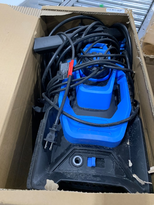 Photo 1 of Zelonpro Electric Pressure Washer, 5000PSI 3.2GPM, Power Washer with Hose Reel, Foam Cannon, Car Wash Machine with 20FT Hose, 35FT Cord, High Pressure Washer for Deck, Driveway, Patio, Blue