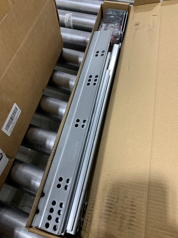 Photo 1 of 4 Pairs Undermount Drawer Slides 15 inch Undermount Soft Close Drawer Slides Full Extension Concealed Drawer Runners with Mounting Screws, Locking Device and Brackets 100 lb Load Capacity 15" 8pcs