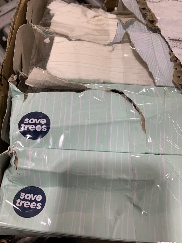Photo 1 of Save Trees Bamboo Facial Tissues - 12 Boxes of Eco-Friendly, 3-Ply Hypoallergenic Tissues, 90 Sheets per Box, FSC Certified, Plastic-Free Packaging, Soft & Gentle for Home Use