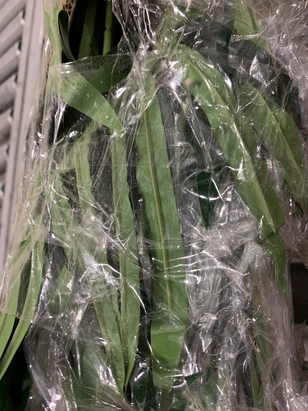 Photo 1 of Fopamtri Artificial Areca Palm Plant 4.6 Feet Fake Palm Tree with 15 Trunks Faux Tree for Indoor Outdoor Modern Decor Feaux Dypsis Lutescens Plants in Pot for Home Office Housewarming Gift, 2 Pack
