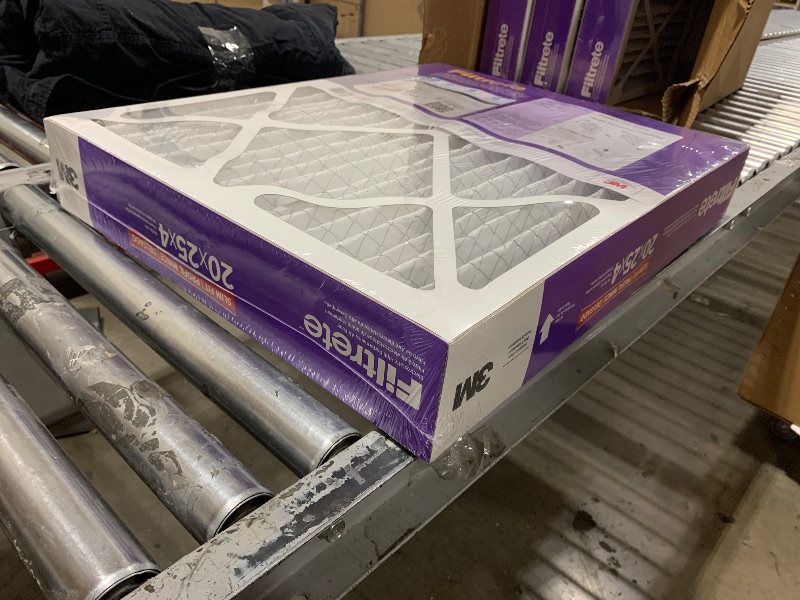 Photo 1 of 3M NDP03-4S-4 Ultra Allergen Reduction Deep Pleated Air Filter, 20x25x4-In. - Quantity 4