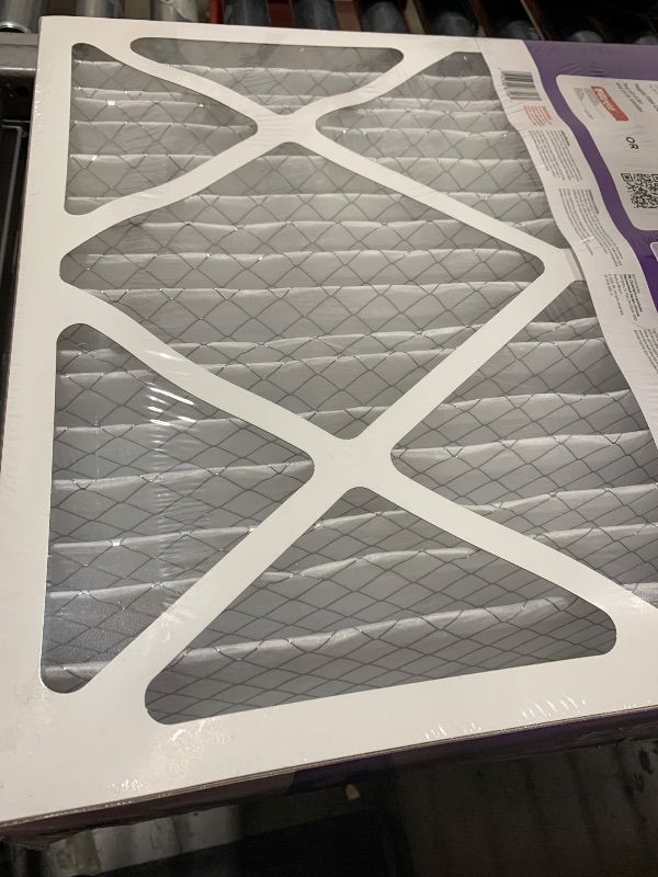 Photo 1 of 3M NDP03-4S-4 Ultra Allergen Reduction Deep Pleated Air Filter, 20x25x4-In. - Quantity 4