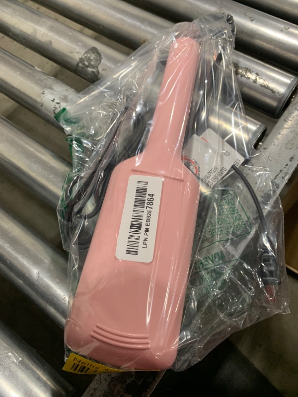 Photo 1 of 32mm (1.25") Aima Beauty Twins Mermaid Hair Waver, Anti-Scald Wave Curling Iron, Curling Wand 2 Barrel Hair Crimper for Women PTC 15S Heats Up for Short/Medium/Long Hair Pink Color