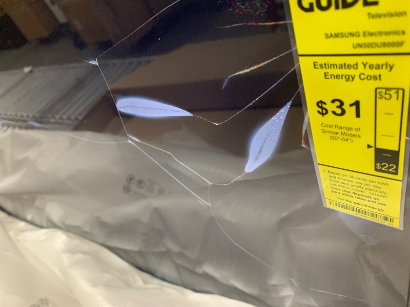 Photo 1 of SAMSUNG 50-Inch Class 4K Crystal UHD DU8000 Series HDR Smart TV w/Object Tracking Sound Lite, Motion Xcelerator, Ultra Slim Design, Gaming Hub, Alexa Built-in (UN50DU8000, 2024 Model)