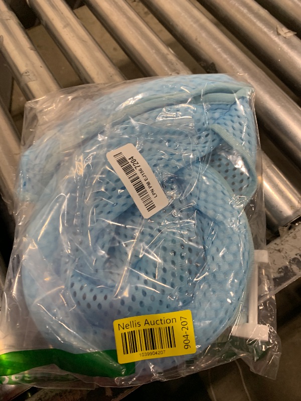 Photo 1 of Baby Bath Cushion Pad Newborn Bathtub Mat Infant Bath Supporter Net Baby Bathtub Pillow Non-Slip Floating Bathing Tub Seat (Light Blue Star, 28cm*43cm*26cm)