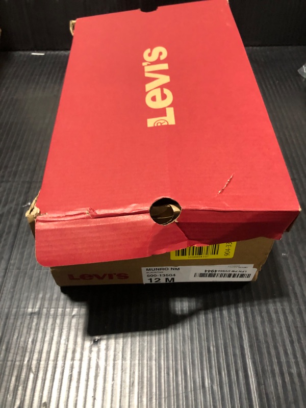 Photo 1 of Levi's Men's Munro Nm Sneaker, Black/Tan, 12