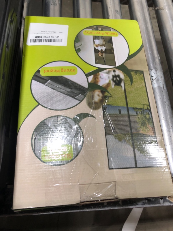 Photo 1 of Magnetic Screen Door - Fit for Door Size:36 x 82 Inch, Screen Itself Size:38"x83", Hands Free Mesh Partition,Heavy Duty Curtain Keeps Bugs Out, Frame Hook & Loop, Pet and Kid Friendly