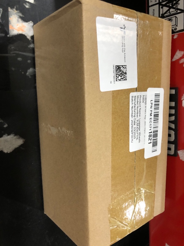 Photo 1 of TILYMOL Luggage Wheels Replacement - Our Suitcase Replacement Wheels are Only Designed for TILYMOL Luggage, and aren't Compatible with Other Luggage Brands (Brown)