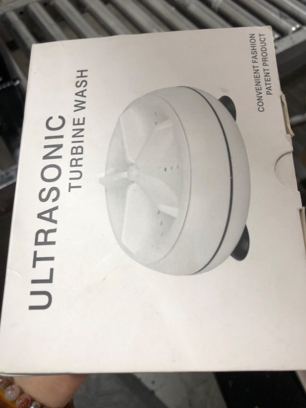 Photo 1 of WAQIA Mini Washing Machine Portable Ultrasonic Turbine Washer, Portable Washing Machine with USB for Travel Business Trip or College Rooms