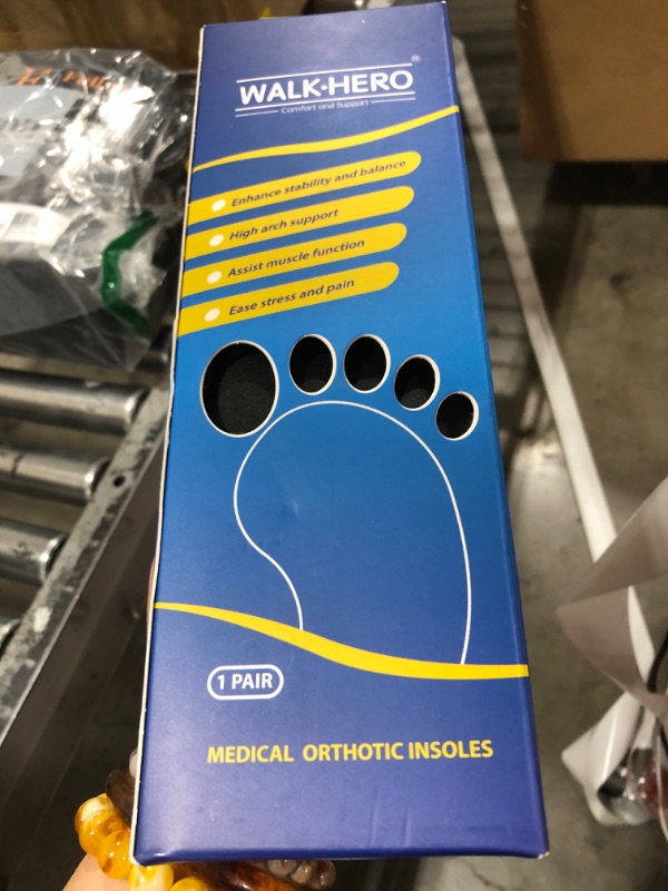Photo 1 of Plantar Fasciitis Feet Insoles Arch Supports Orthotics Inserts Relieve Flat Feet, High Arch (Mens 5-5 1/2 | Womens 7-7 1/2)