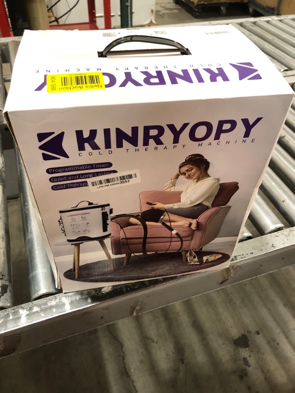 Photo 1 of Cold Therapy Machine with Programmable Timer, Portable Ice Machine for Knee After Surgery, Knee Replacement Recovery System, Cryotherapy Pain Relief w/Compression Pad for,Shoulder, Hip and Ankle