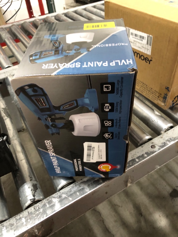 Photo 1 of Paint Sprayer Tool 800W High Power Electric Spray Paint Gun Easy to Clean for Furniture Cabinets Fence Walls Door Garden Chairs Blue