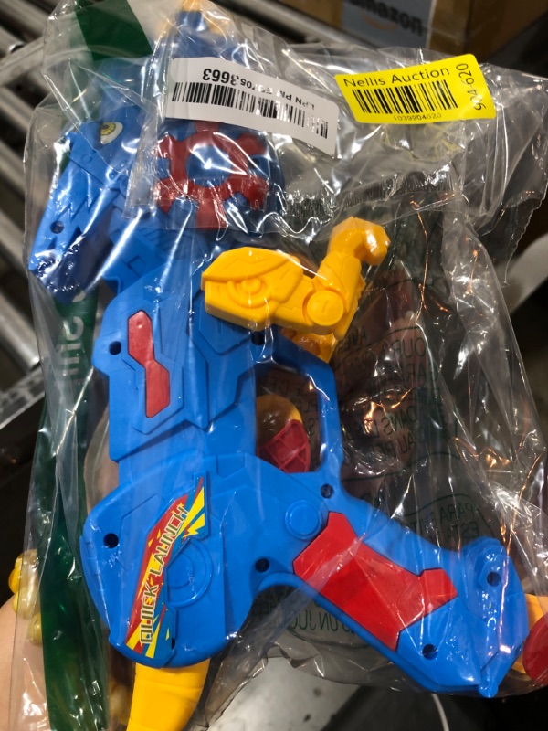 Photo 1 of Elementoy 2 Pack Dinosaur Blasters Gun Toy for Toddlers Age 3-5, Disc Shooter Toy Set with 2 Blasters and 36 Jet Discs, T-Rex Dinosaur Toys Gift for 5-7 Year Old and Up (Blue)