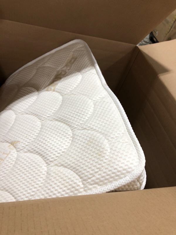 Photo 1 of Tiankehan Mini Crib Mattress - 38x24x4 Inch- Dual Sided with Firm Support and Comfort Foam- Breathable, Quiet and Odorless, Fits Most Mini Cribs (Does Not Fit Playard or Standard Crib)
