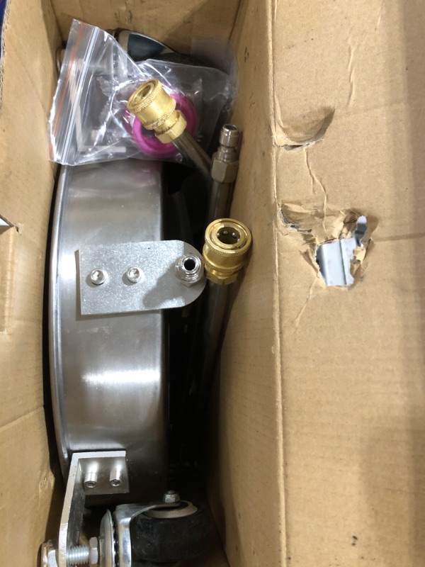 Photo 1 of JOEJET Undercarriage Pressure Washer Attachment, Undercarriage Cleaner with 4 Wheels, 14 Inch Under Car Washer, 3 Power Washer Extension Wands, 4000 PSI