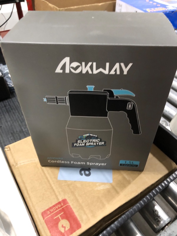 Photo 1 of aokway Electric Foam Sprayer Car Wash, Pump Sprayer Battery Powered Rechargeable for Garden, Car Foam Sprayer for Cleaning Detailing Handheld Spray Foam Gun