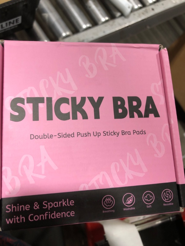 Photo 1 of Ultra Push up Sticky Bra Pads Inserts | Double Sided Adhesive Bra Inserts | Stick on Bra for Sports Bra Swimsuit (Medium, Beige)