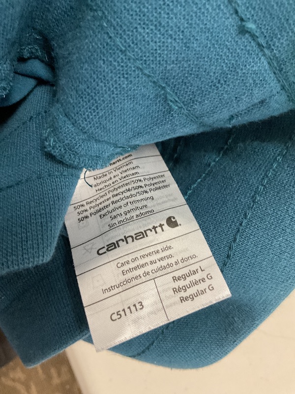 Photo 1 of Carhartt Size Women's Force Straight Leg Pant, Teal Blue, Large 