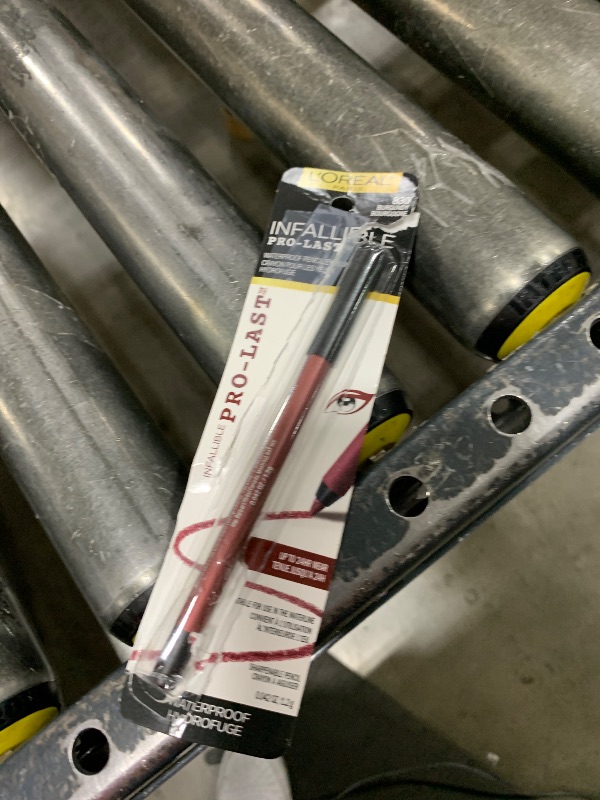 Photo 1 of L'Oreal Paris Makeup Infallible Pro-Last Pencil Eyeliner, Waterproof and Smudge-Resistant, Glides on Easily to Create any Look, Burgundy, 0.042 oz.