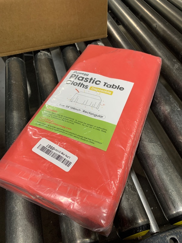 Photo 1 of PLASTIC TABLE CLOTHS