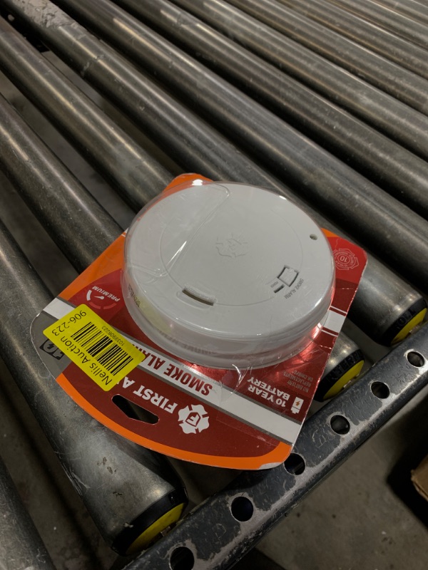 Photo 1 of First Alert SM210L, 10-Year Sealed Battery Smoke Alarm with Safety Path Light, 1-Pack