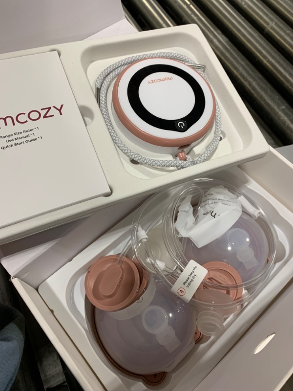Photo 1 of Momcozy Breast Pump V1 Pro Hospital-Grade, Hands-Free & Portable Wearable Pump, Upgraded Electric Pump with 3 Fine-Tuned Rhythms|15 Levels, Come with Leak-Proof DoubleFit Flange, Cozy Red.