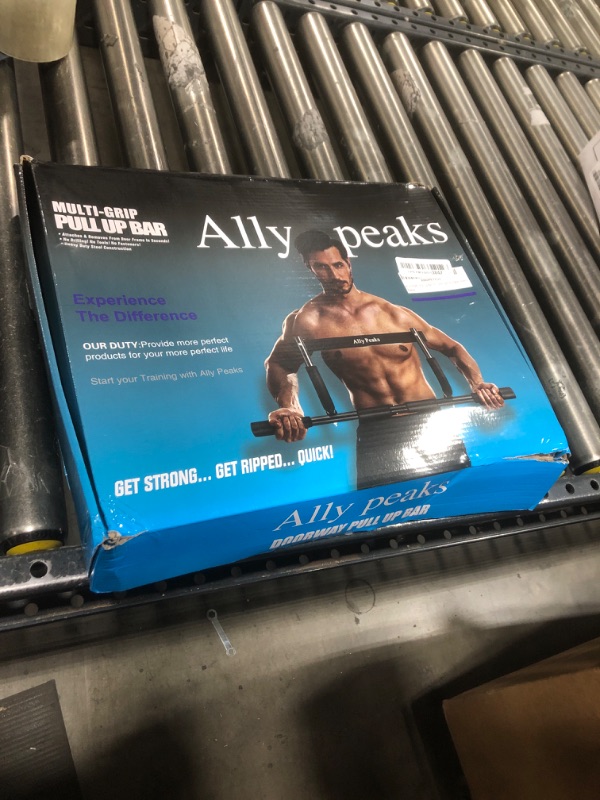 Photo 1 of ALLY PEAKS Pull Up Bar Thickened Steel Pipe Super Heavy Duty Steel Frame Upper Workout Bar| Multi-Grip Strength for Doorway | Indoor Chin-Up Bar Fitness Trainer for Home Gym Portable (silver2)