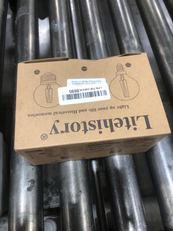 Photo 1 of 6 Pack G16.5 LED Ceiling Fan Light Bulbs, Dimmable LED Candelabra Bulb 4.5W Equivalent to 60W 500LM, E12 Chandelier LED Globe Bulbs for Chandelier,Vanity and Ceiling Fan Light Bulbs Milky Glass 2700K