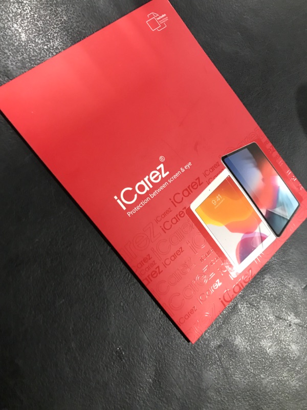 Photo 1 of iCarez Matte Screen Protector for 10.2 iPad 9/8 / 7 (2021/2020 / 2019), 2-Pack Anti-glare