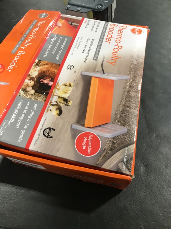 Photo 1 of K&H Pet Products Chicken Brooder Heater for Chicks Ducklings, Adjustable Heating Plate for Brooder Boxes, Warms up to 15 Chicks, Chicken Coop Poultry Heating with Safety Light, Small 25 Watts