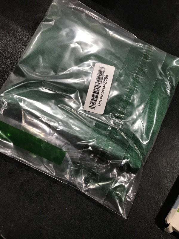 Photo 1 of RCZ Decor Luxurious Emerald Green Square Satin Table Overlay - 54" (1 Piece) - Stunning Satin Material, Perfect for Elegant Occasions & Events