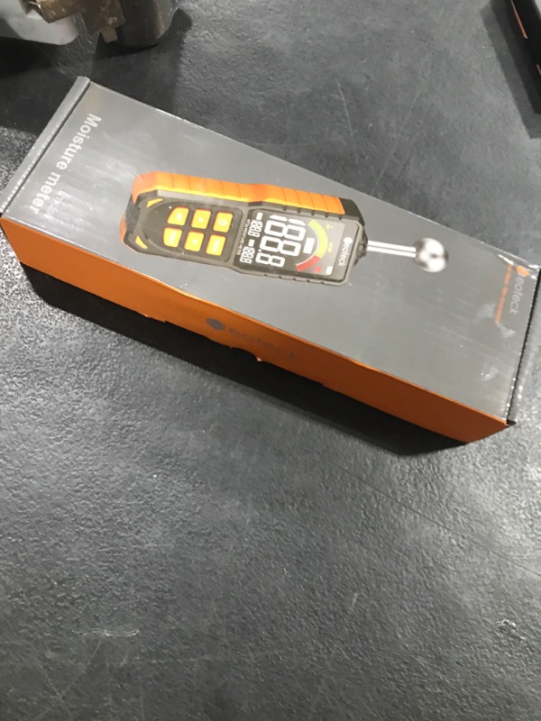 Photo 1 of Neoteck Spherical Inductive Moisture Meter 5-40mm Analysis Depth Pinless Moisture Meter with 3-Color LCD Indicator,USB Rechargeable Wood Meter Light and Buzzer Alarm for Wall,Wood,Masonry,Concrete