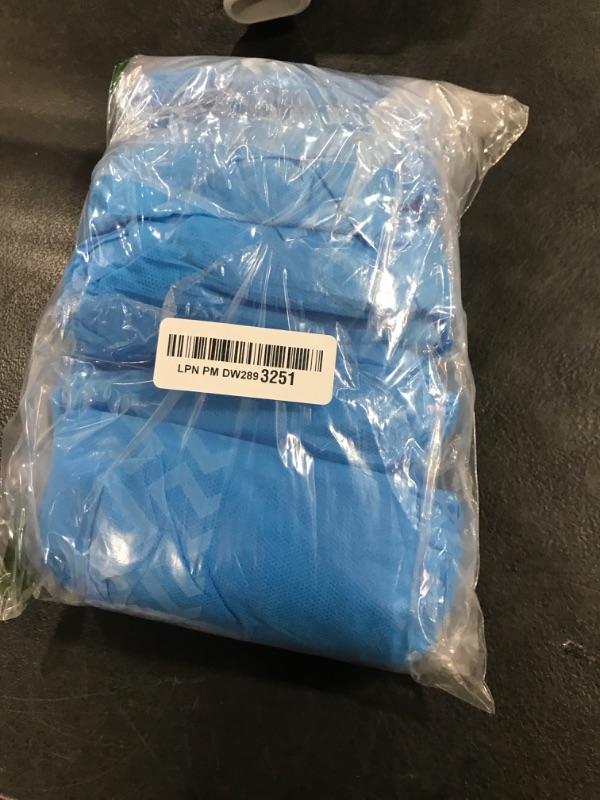 Photo 1 of ALVEXA Recycable Shoe Covers Disposable – 50Pcs Booties for Shoe cover, Blue Shoe Covers for Indoors Fits Up To 11 US Men and 13 US Women Size Recyclable Non-Woven Fabric