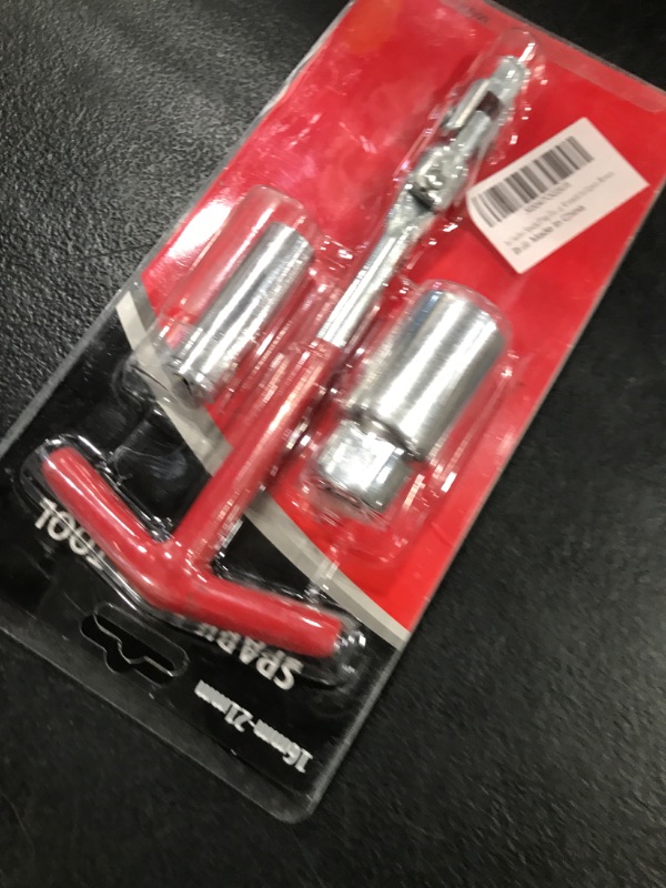 Photo 1 of bylikeho Spark Plug Tool,Spark Plug Removal Tool,Spark Plug Socket Wrench,Car Accessories 6mm (5/8") & 21mm (13/16") Remover Installer Tool Kit,Universal,T-Handle Spark Plug Wrench for Lawn Mower