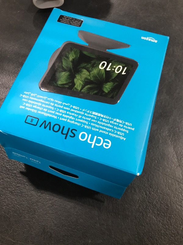 Photo 1 of Echo Show 8 (3rd Gen) Adjustable Stand with USB-C Charging Port | Charcoal