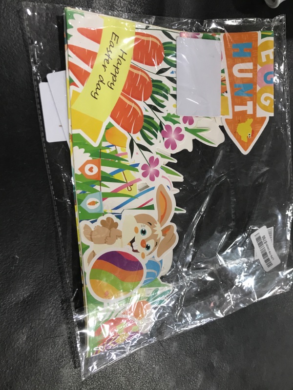Photo 1 of Easter Photo Booth Props Frame Happy Easter Egg Bunny Selfie Photobooth Props for Photoshoot Spring Photography Props Creative Funny Backdrop Posing Signs DIY Craft for Easter Party Suppliers