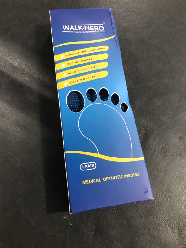 Photo 1 of Plantar Fasciitis Feet Insoles Arch Supports Orthotics Inserts Relieve Flat Feet, High Arch (Mens 8-8 1/2 | Womens 10-10 1/2)
