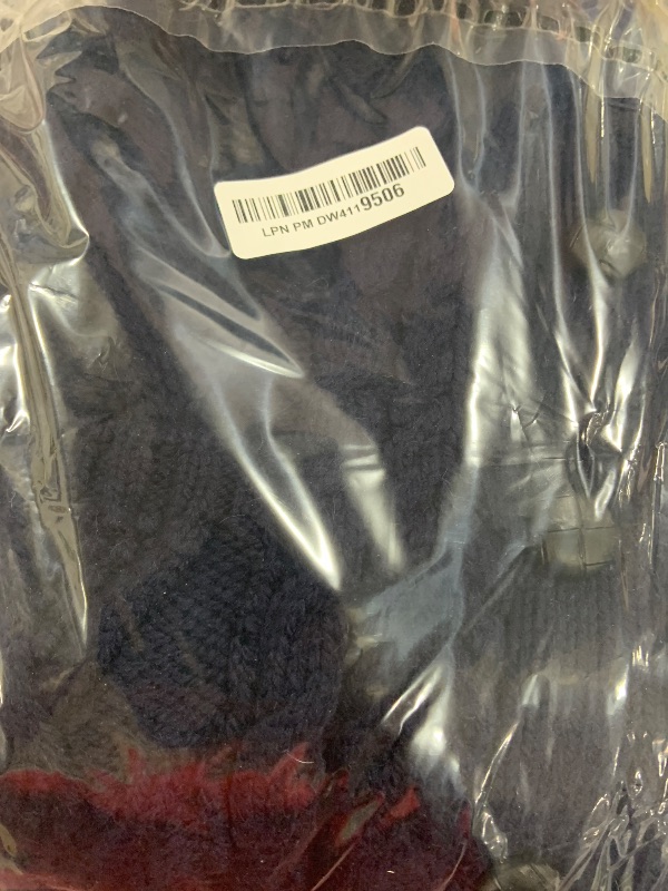 Photo 1 of SAOL Mens Aran Sleeveless Cardigan (Navy, Small)