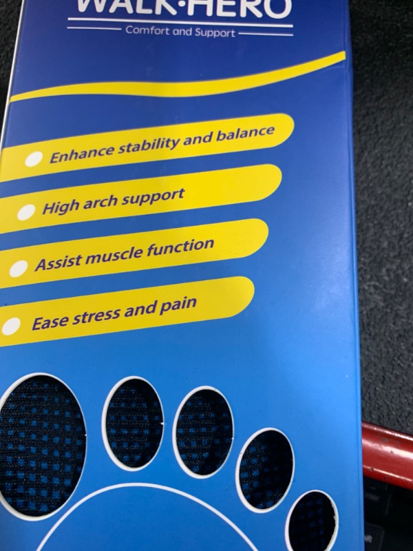 Photo 1 of Plantar Fasciitis Insoles for Men Women - Orthotics Inserts, Shoe Insoles Arch Support Flat Feet Inserts Work Boot Insoles for Standing All Day (Mens 10-10 1/2 | Womens 12-12 1/2)