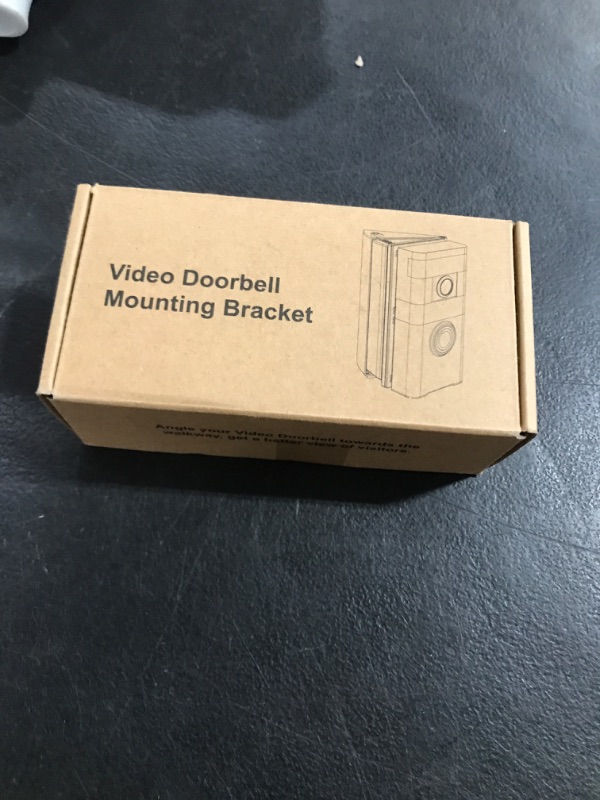 Photo 1 of NANW Adjustable 30 to 55 Degree Doorbell Angle Mount Compatible with Video Doorbell 1/2/3/4/Wired/Pro/(2020 Release), Replacement Mounting Bracket Wedge Kit, Silver
