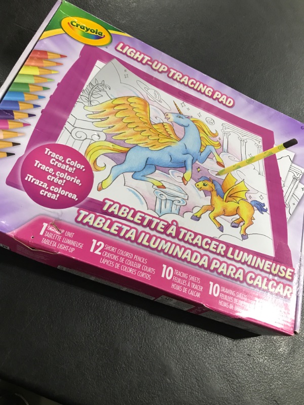 Photo 1 of Crayola Light Up Tracing Pad - Pink, Writing & Drawing Art Kit for Kids, Kids Toys & Games, Tracing Light Box, Easter Gifts for Girls & Boys, 6+ [Amazon Exclusive]