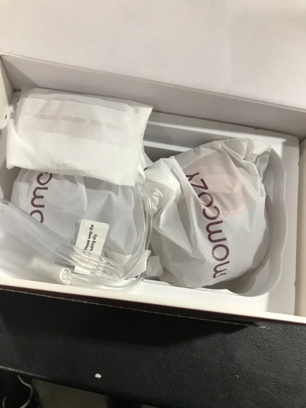 Photo 1 of Momcozy Breast Pump Hospital-Grade, Hands-Free & Portable Wearable Pump with 3 Modes|15 Levels, Equipped with Leak-Proof DoubleFit Flange, Deep Pink